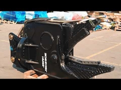 Desmontaje de carros de cizalla hidráulica para excavadora