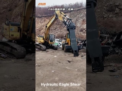 Cisa de demolición de chatarra de rotación completa para el procesamiento de acero en chatarra