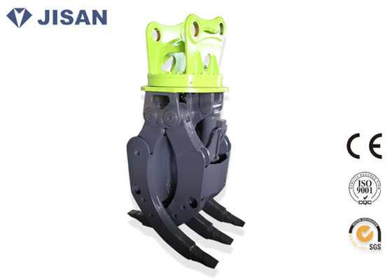 El registro hidráulico del gancho agarrador de la madera ataca los mandíbulas de la abertura amplia para 20 el excavador de  PC200 de la tonelada