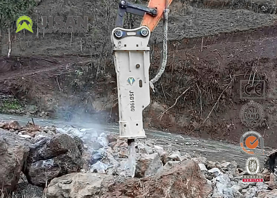 Cincel 155m m del martillo del triturador de la roca del excavador de la tonelada de KOMATSU 30-40 para PC300 PC400