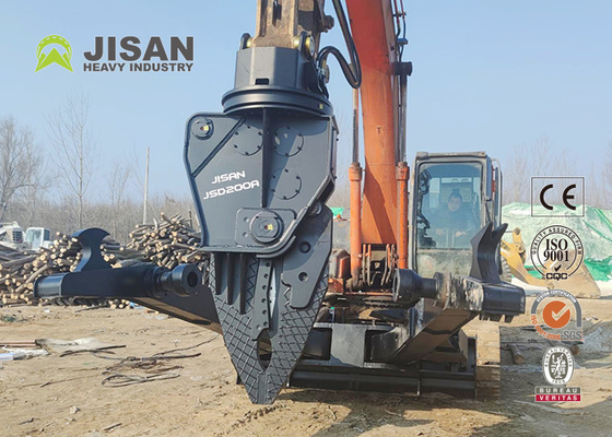 Excavador Demolition Shear Fortress Teyun Tycs450rt de Sk220-3 Jsb hidráulico