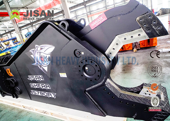 excavador Steel Metal Shears de la altura de 200m m con la capacidad que corta de 6 - de 8m m
