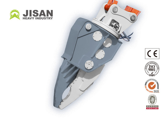 Excavadora Jisan Demolición Tijeras de acero de oxígeno duro Tijeras de chatarra de la fortaleza para la venta Máquina de desmontaje de automóviles