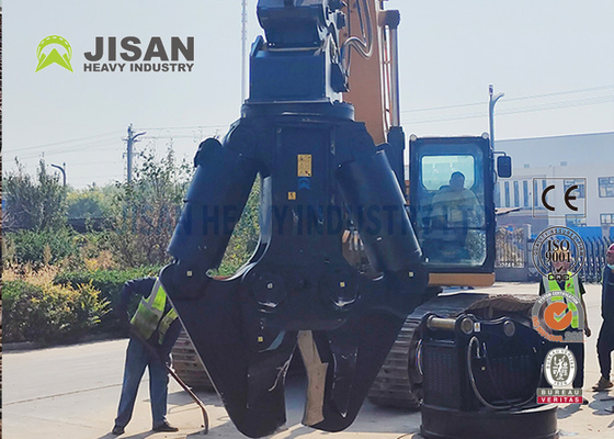 JSD280F Tijeras de metal para excavadoras Ajuste simple de la cabeza para una máxima eficiencia en el reciclaje de material de hormigón