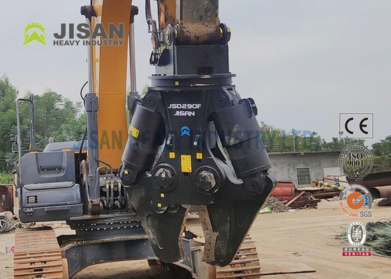 JSD280F Tijeras de metal para excavadoras Ajuste simple de la cabeza para una máxima eficiencia en el reciclaje de material de hormigón