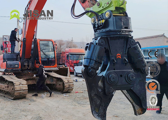 JSD280F Tijeras de metal para excavadoras Ajuste simple de la cabeza para una máxima eficiencia en el reciclaje de material de hormigón