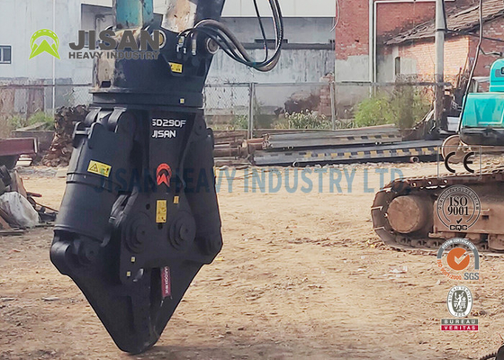JSD280F Tijeras de metal para excavadoras Ajuste simple de la cabeza para una máxima eficiencia en el reciclaje de material de hormigón