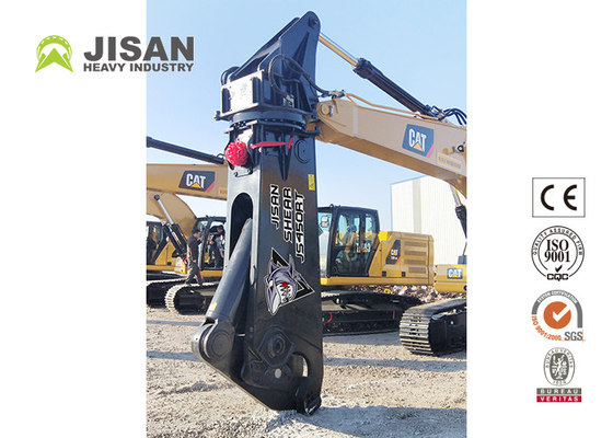 Teyun Tycs450rt Tijeras hidráulicas Excavadora duradera Tijeras metálicas para cortar y recuperar chatarra en sitios de demolición industrial