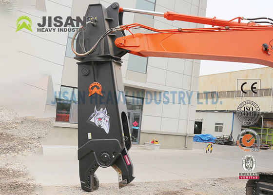 Teyun Tycs450rt Tijeras hidráulicas Excavadora duradera Tijeras metálicas para cortar y recuperar chatarra en sitios de demolición industrial