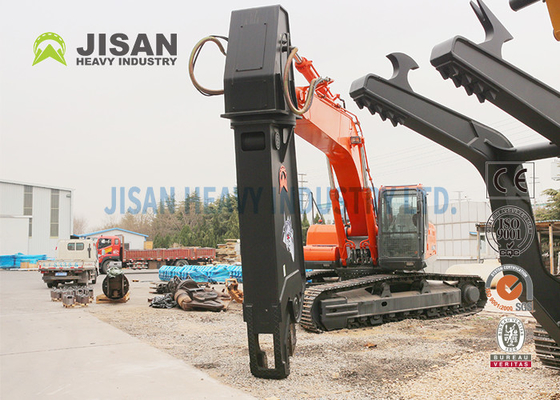 Teyun Tycs450rt Tijeras hidráulicas Excavadora duradera Tijeras metálicas para cortar y recuperar chatarra en sitios de demolición industrial