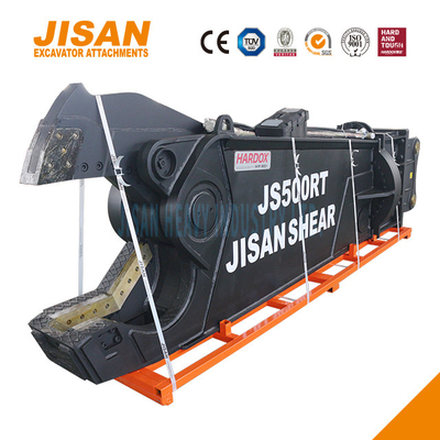 Reemplazo rápido de cuchillas Corte y recuperación de desechos con tijeras de metal de excavadora Teyun Tycs450rt