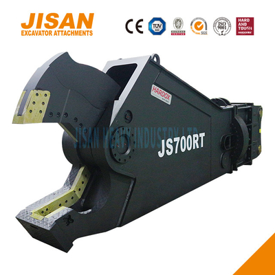 Las tijeras de metal de la excavadora JS800RT son ideales para el corte de acero pesado con una instalación de brazo de 80-110 toneladas
