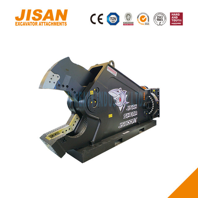 Las tijeras de metal de la excavadora JS800RT son ideales para el corte de acero pesado con una instalación de brazo de 80-110 toneladas