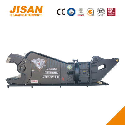 Tijeras hidráulicas para cortar y recuperar desechos en sitios de demolición industrial con rotación de 360 grados