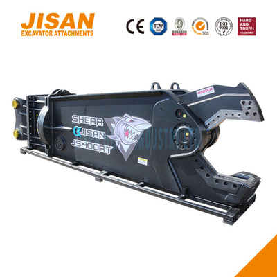 Las tijeras de metal de excavadora JS400RT están diseñadas para una máxima eficiencia y resistencia.