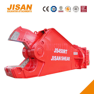 Potentes tijeras de metal para excavadoras con hasta 1500T de fuerza de corte y mayor tamaño del cilindro para trabajos pesados