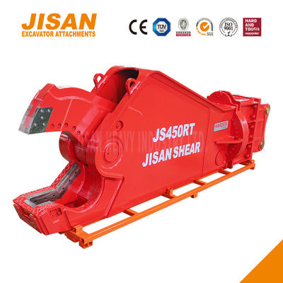 Potentes tijeras de metal para excavadoras con hasta 1500T de fuerza de corte y mayor tamaño del cilindro para trabajos pesados