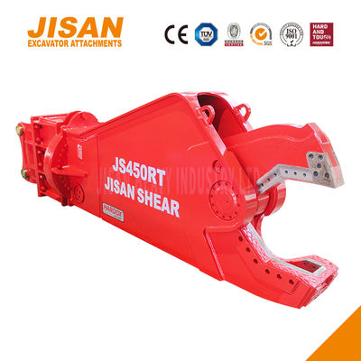 Potentes tijeras de metal para excavadoras con hasta 1500T de fuerza de corte y mayor tamaño del cilindro para trabajos pesados