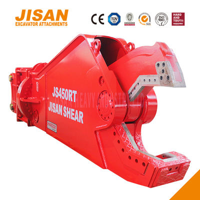 Potentes tijeras de metal para excavadoras con hasta 1500T de fuerza de corte y mayor tamaño del cilindro para trabajos pesados