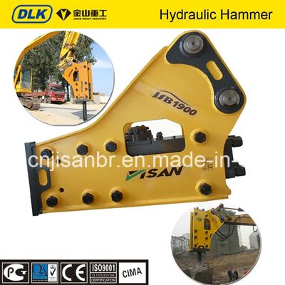 Rompepiedra hidráulica Rompepiedra de demolición con martillo con chisel de 140 mm