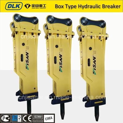 Martillo hidráulico de alta durabilidad para excavadora, demolición y construcción