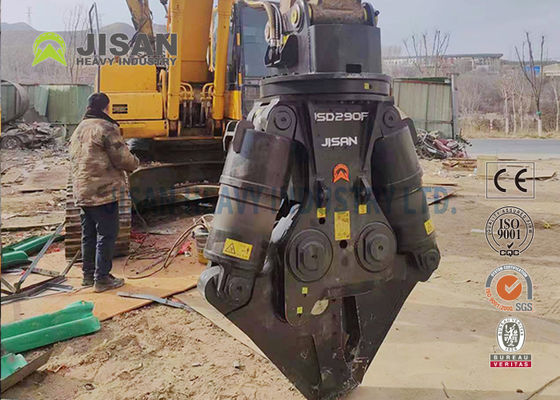 JSD40F-JSD480F Excavator Metal Shears For Demolition And Recycling With 360 Deg Hydraulic Rotation Motor