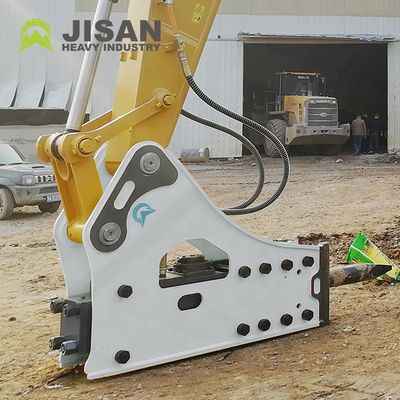 Rompepiedra hidráulica con 160-180 kg/cm2 Presión de funcionamiento 150-190 l/min Flujo de aceite y velocidad de impacto de 350-500 bpm para excavadoras