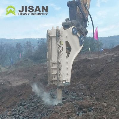 Rompepiedra hidráulica con 160-180 kg/cm2 Presión de funcionamiento 150-190 l/min Flujo de aceite y velocidad de impacto de 350-500 bpm para excavadoras