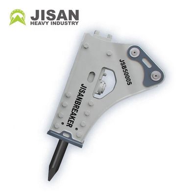 Rompepiedra hidráulica con 160-180 kg/cm2 Presión de funcionamiento 150-190 l/min Flujo de aceite y velocidad de impacto de 350-500 bpm para excavadoras