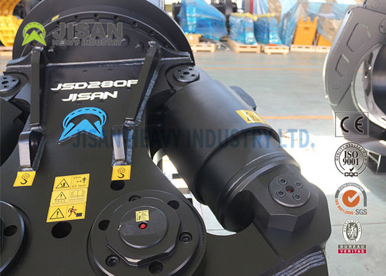 Cizallas metálicas para excavadora JISAN con motor de rotación hidráulica de 360 grados, gran potencia y larga durabilidad