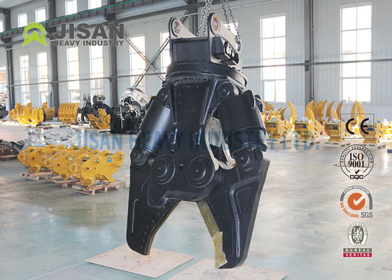 Cizallas metálicas para excavadora JISAN con motor de rotación hidráulica de 360 grados, gran potencia y larga durabilidad