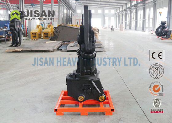 Tijeras de metal para excavadoras con rotación hidráulica de 360 grados y cuchilla reemplazable para operaciones de demolición y reciclado