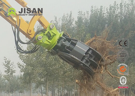 Doble enlace de agarre de tronco hidráulico de 1500 mm abertura de mandíbula para excavadora de 20 toneladas 320