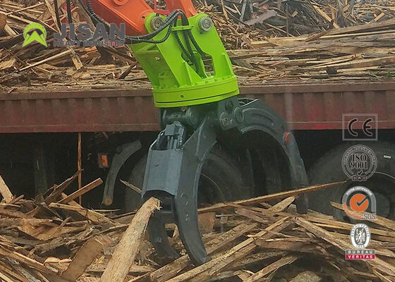 Doble enlace de agarre de tronco hidráulico de 1500 mm abertura de mandíbula para excavadora de 20 toneladas 320