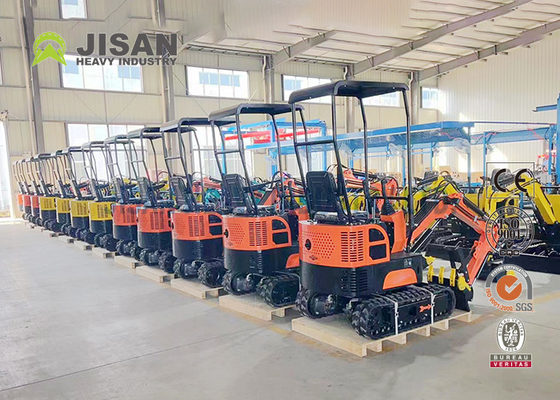 Máquina excavadora 0.8ton 800kg pequeña miniexcavadora para uso en jardín