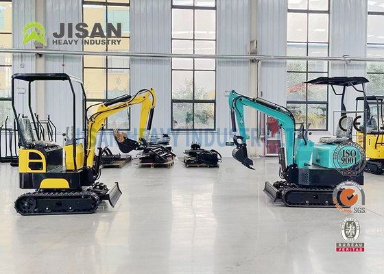 Pistas de acero miniexcavadora sobre orugas de 1 tonelada para rodillos de piezas de oruga
