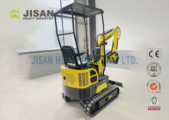 Mini excavadora de correa eslabonada del excavador micro, pequeña máquina del excavador del foso del Bagger de 1 tonelada