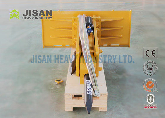 Ce diesel del martillo del triturador del cargador del buey de la resbalón de Mini Attachment Rc Bobcat Hydraulic