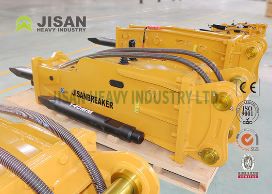 Excavador durable Soosan Mini Hydraulic Breaker Cushions Chisel para los pedazos del martillo de la roca