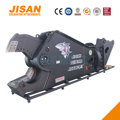 Reemplazo rápido de cuchillas Corte y recuperación de desechos con tijeras de metal de excavadora Teyun Tycs450rt