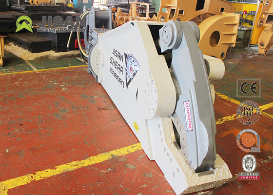 Excavador universal Hydraulic Steel Shear para los sitios de demolición